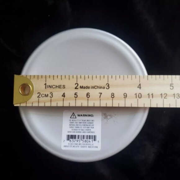 Gold & Silver 'HAPPY F'ING HOLIDAYS' 5.25" X 4.5" Glass Pillar Candle Holder NEW - Picture 6 of 7